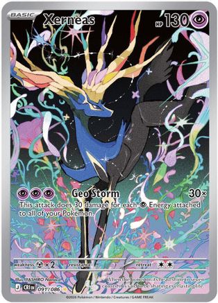 Xerneas 091/086  - Holofoil - Illustration Rare