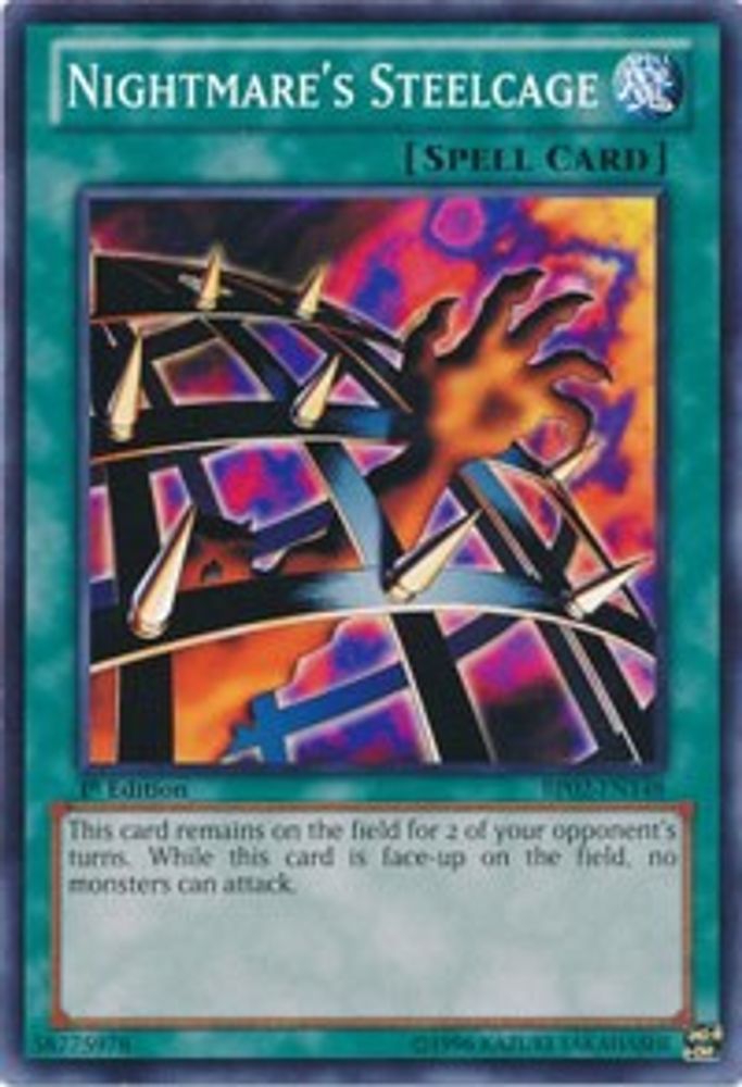 Nightmare's Steelcage (BP02-EN148) - Common
