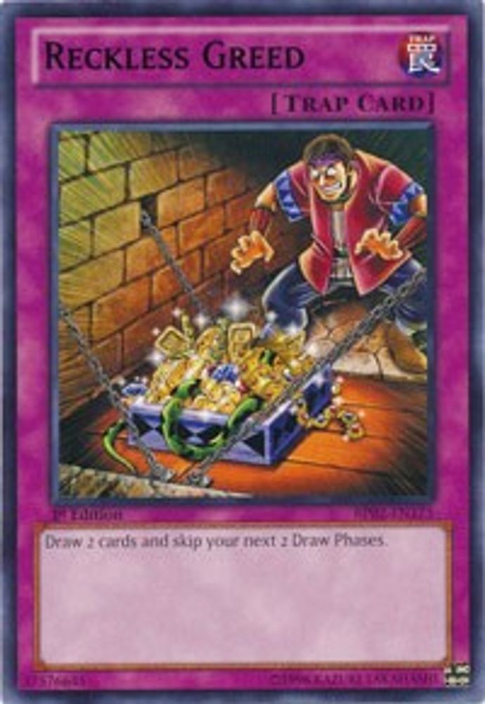 Reckless Greed (BP02-EN175) - Rare