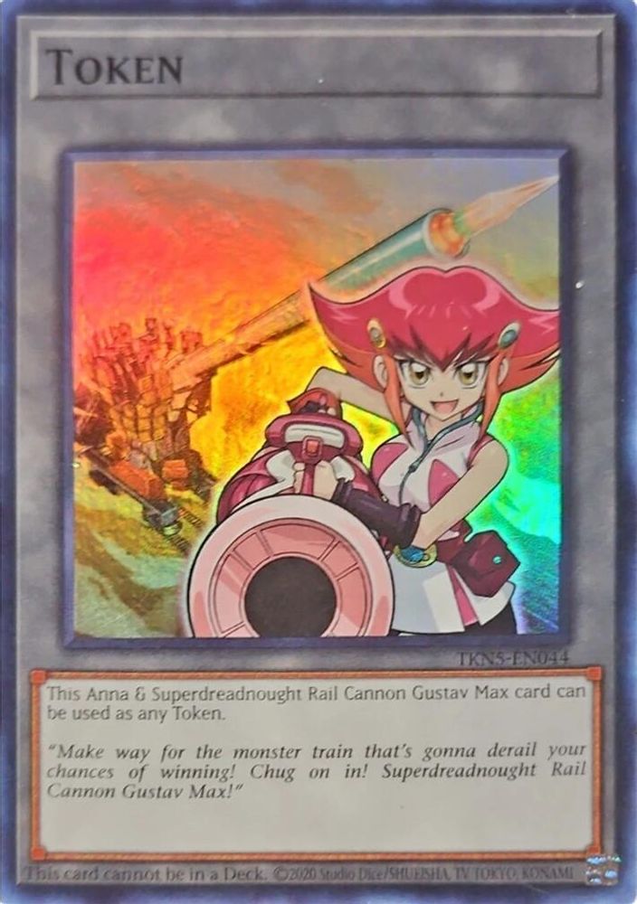 Token: Anna Kaboom & Superdreadnought Rail Cannon Gustav Max () - Super Rare