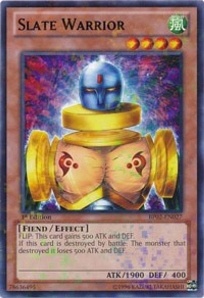 Slate Warrior [BP02-EN027] Mosaïque Rare 