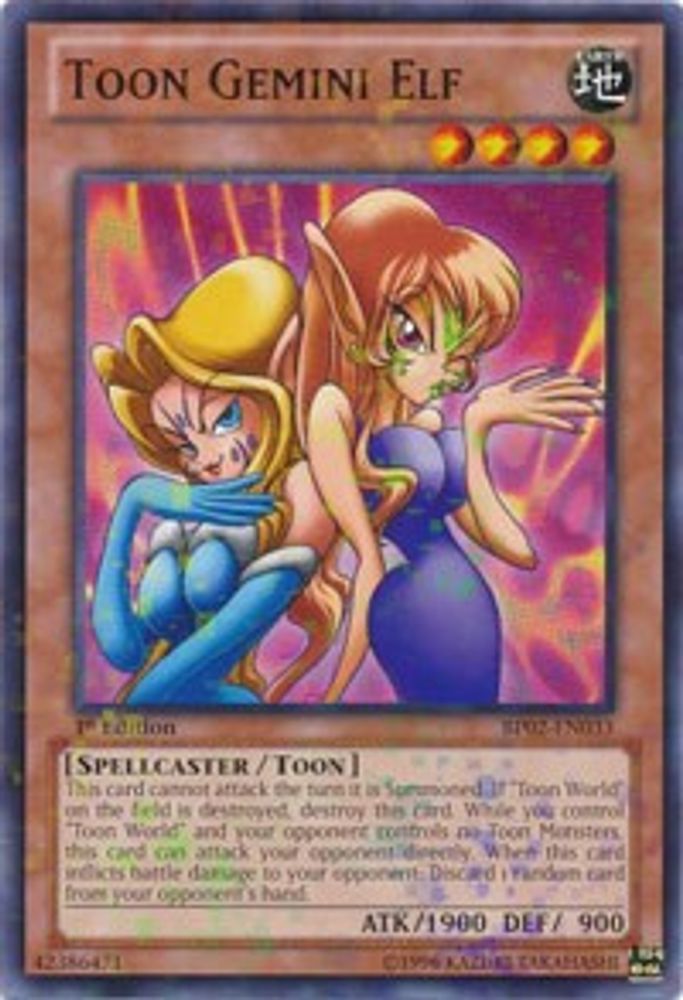 Toon Gemini Elf (Mosaic Rare) (BP02-EN033) - Mosaic Rare