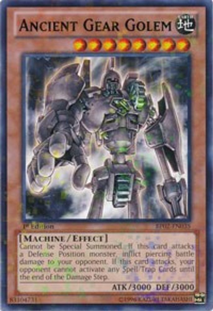 Ancient Gear Golem [BP02-EN035] Mosaïque rare 