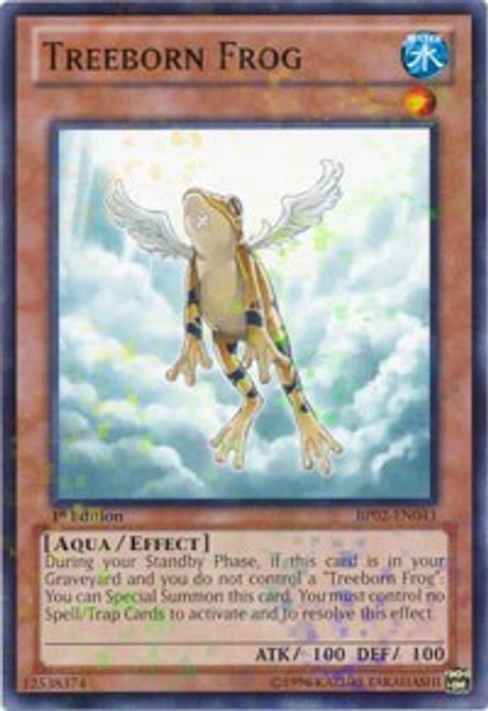 Treeborn Frog (Mosaic Rare) (BP02-EN043) - Mosaic Rare