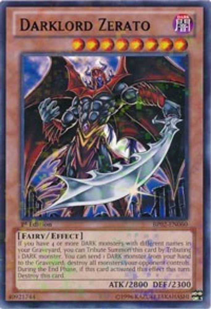 Darklord Zerato (Mosaic Rare) (BP02-EN060) - Mosaic Rare