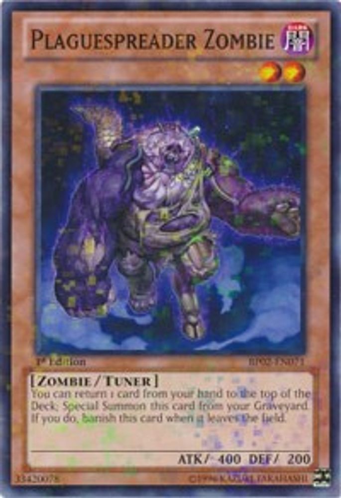 Plaguespreader Zombie (Mosaic Rare) (BP02-EN071) - Mosaic Rare