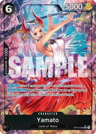 Yamato (098) (Alternate Art) (OP16-098) - Super Rare