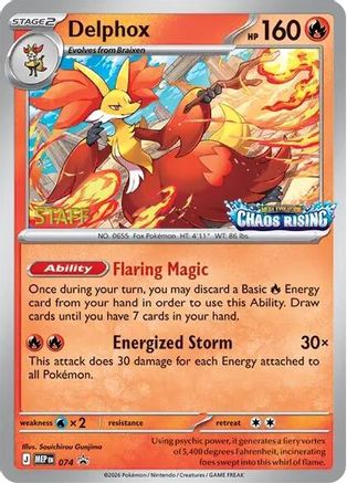 Delphox 074  - Holofoil - Promo