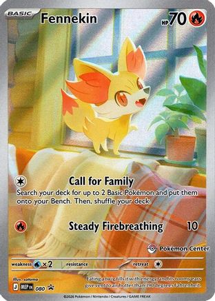 Fennekin (Pokemon Center Exclusive) 080  - Promo