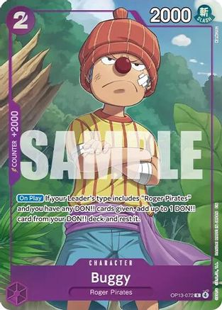 Buggy (Premium Card Collection -Best Selection Vol. 6-) (OP13-072) - Rare