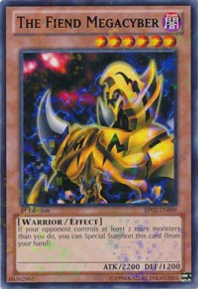 The Fiend Megacyber (Mosaic Rare) (BP02-EN009) - Mosaic Rare