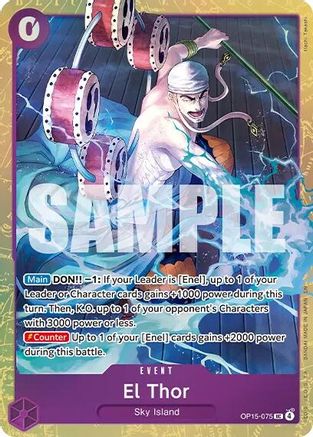 El Thor (Premium Card Collection -Best Selection Vol. 6-) (OP15-075) - Uncommon