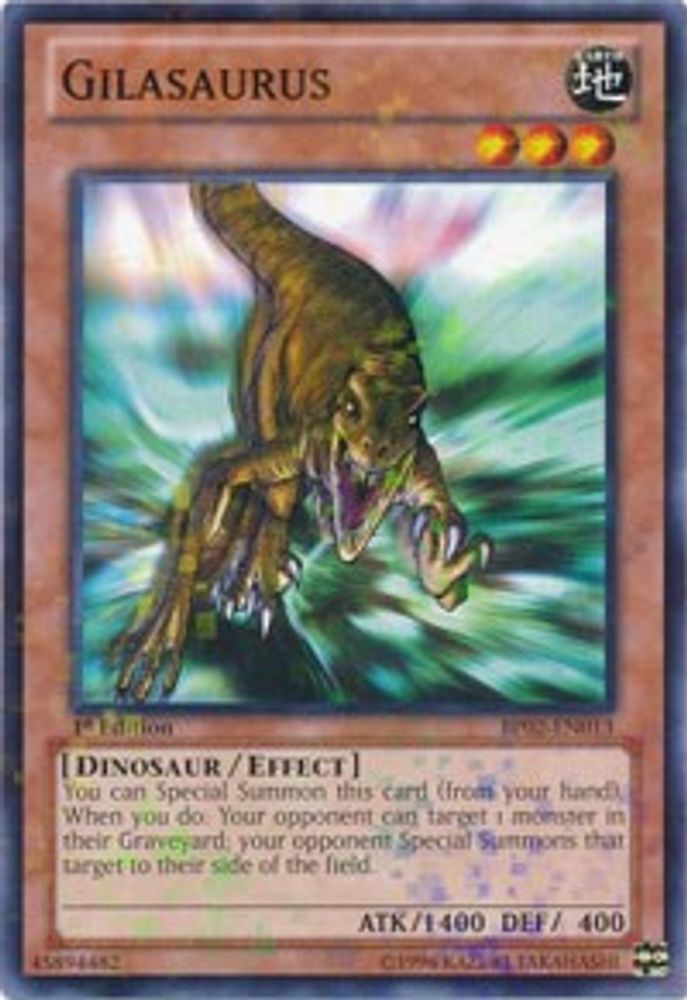 Gilasaurus (Mosaic Rare) (BP02-EN013) - Mosaic Rare