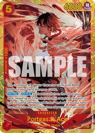 Portgas.D.Ace (118) (OP16-118) - Secret Rare