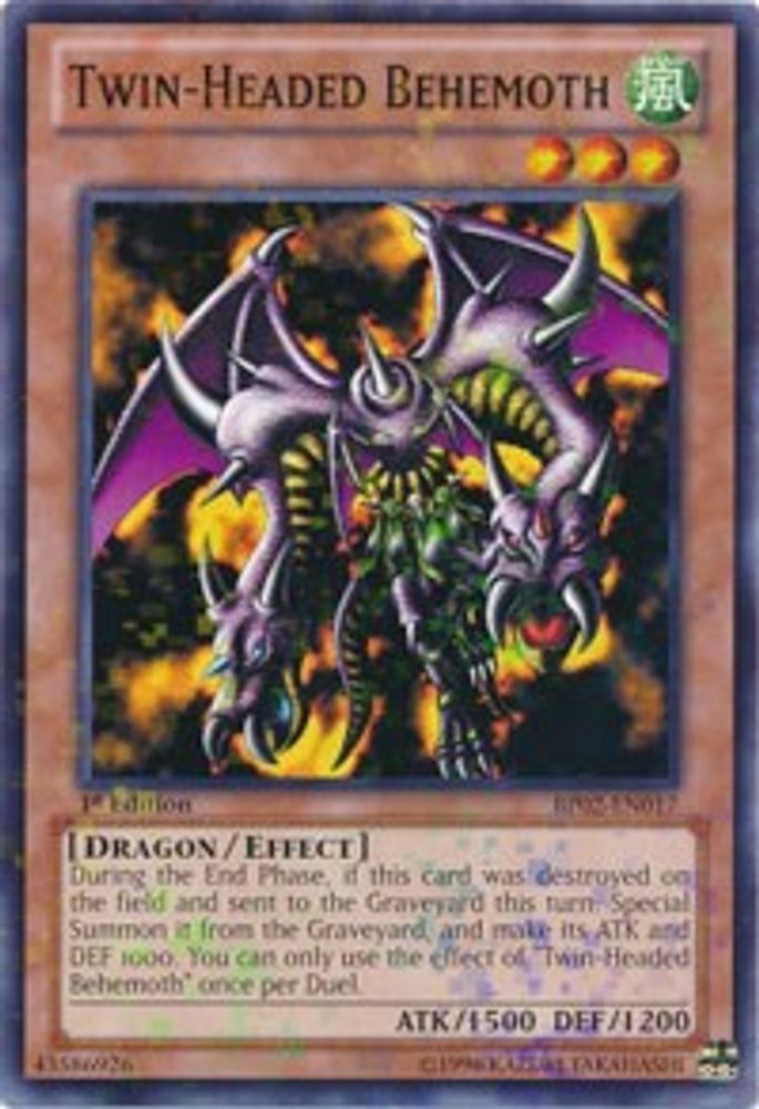 Twin-Headed Behemoth (Mosaic Rare) (BP02-EN017) - Mosaic Rare