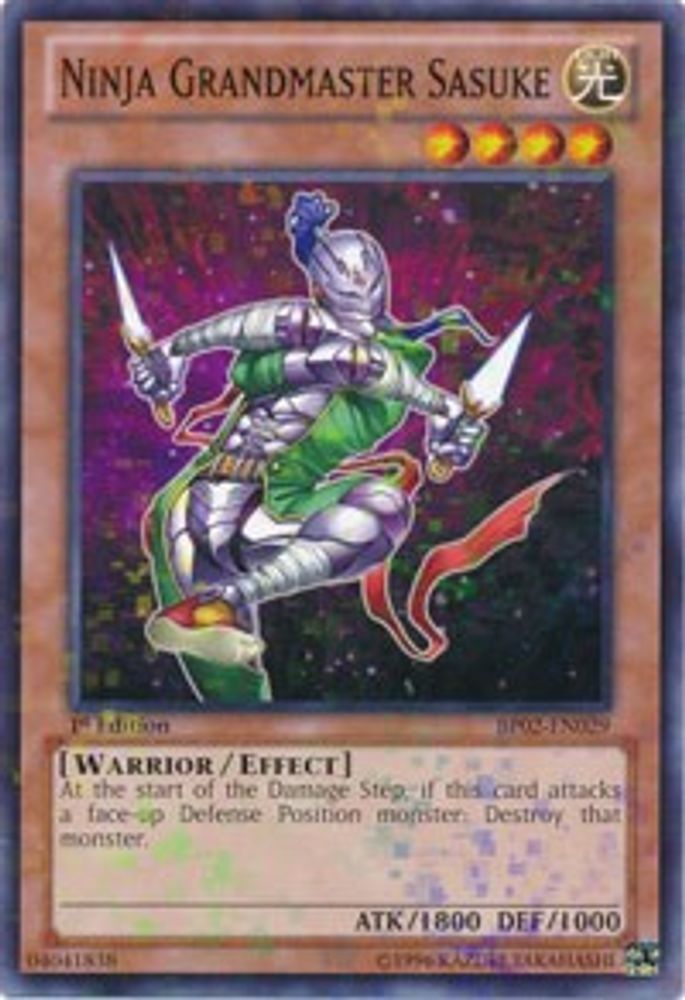 Ninja Grand Maître Sasuke [BP02-EN029] Mosaïque Rare 