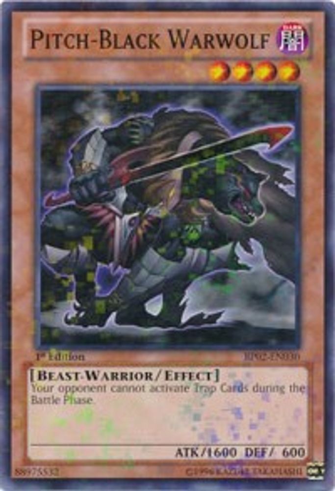 Loup de guerre noir [BP02-EN030] Mosaïque rare 