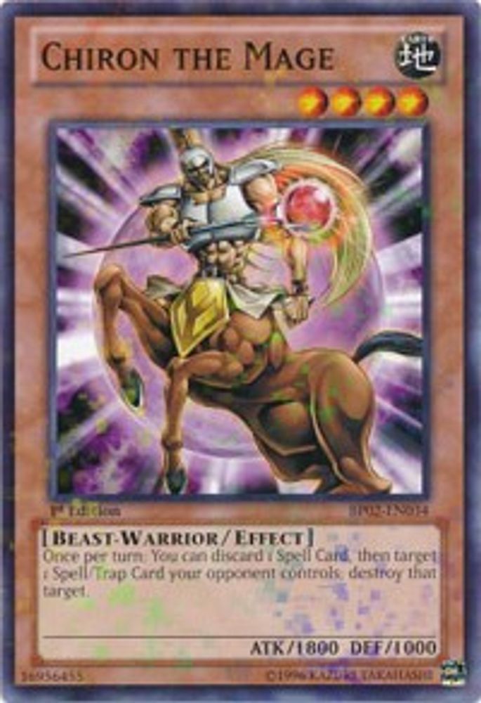 Chiron the Mage (Mosaic Rare) (BP02-EN034) - Mosaic Rare