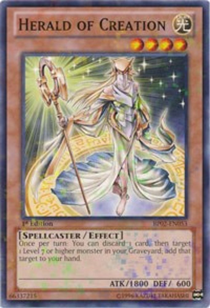 Herald of Creation (Mosaic Rare) (BP02-EN053) - Mosaic Rare