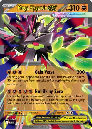 Mega Zygarde ex 071  - Holofoil - Promo