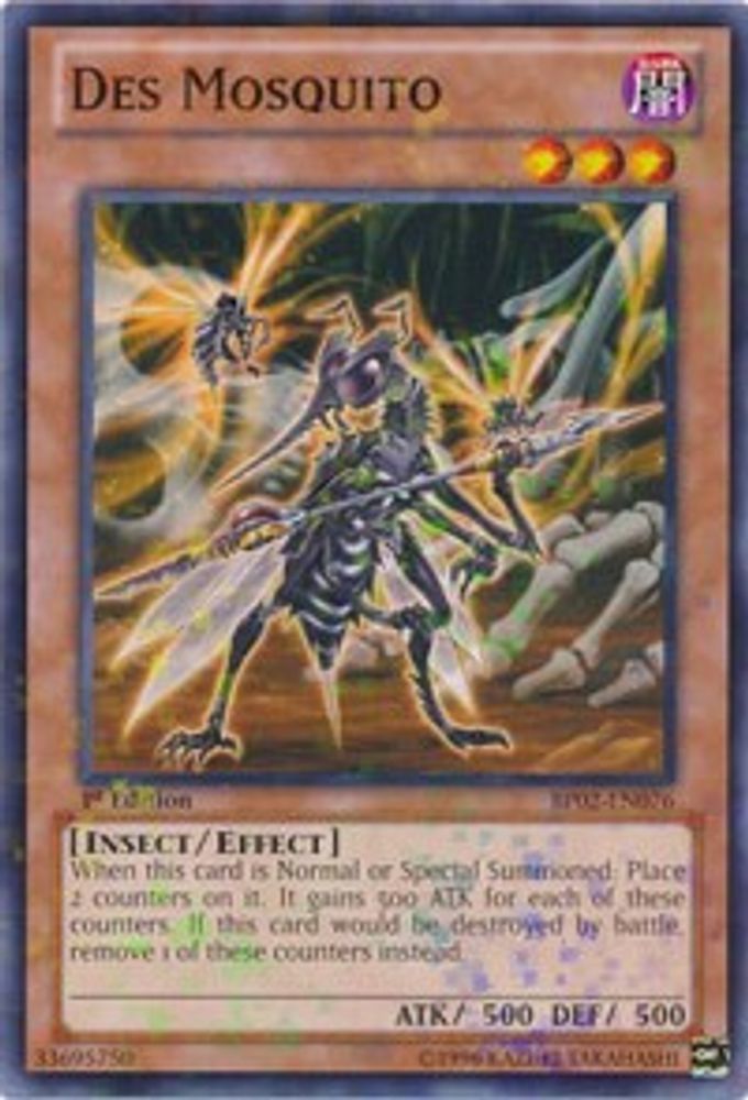 Des Mosquito (Mosaic Rare) (BP02-EN076) - Mosaic Rare