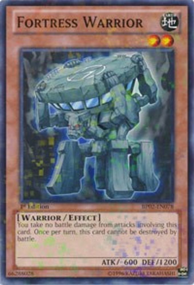 Fortress Warrior (Mosaic Rare) (BP02-EN078) - Mosaic Rare