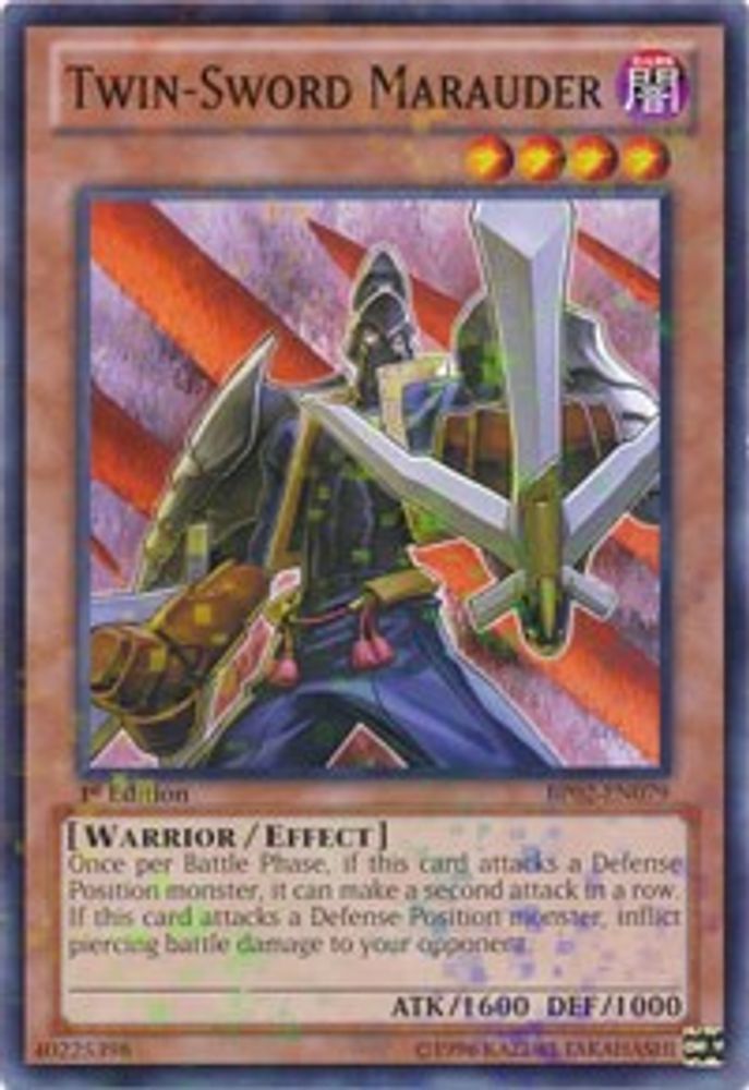 Twin-Sword Marauder (Mosaic Rare) (BP02-EN079) - Mosaic Rare