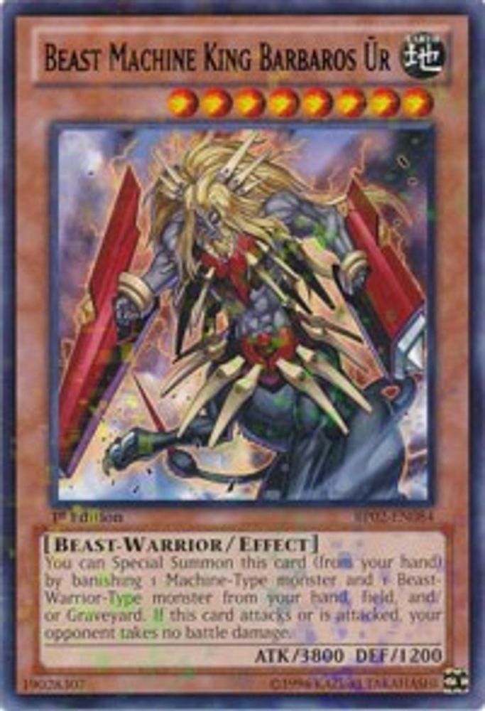 Beast Machine King Barbaros Ur (Mosaic Rare) (BP02-EN084) - Mosaic Rare