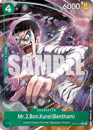 Mr.2.Bon.Kurei(Bentham) (Full Art) (ST30-013) - Common