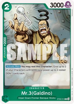 Mr.3(Galdino) (ST30-014) - Common