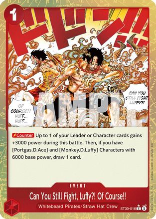 Can You Still Fight, Luffy?! Of Course!! (Parallel) (ST30-016) - Common