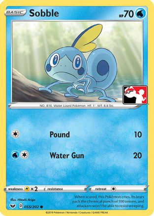 Sobble (Library Exclusive) 055  - Reverse Holofoil - Common