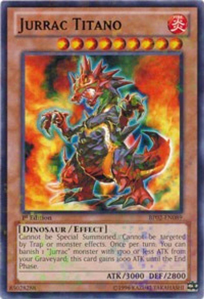 Jurrac Titano [BP02-EN089] Mosaïque Rare 