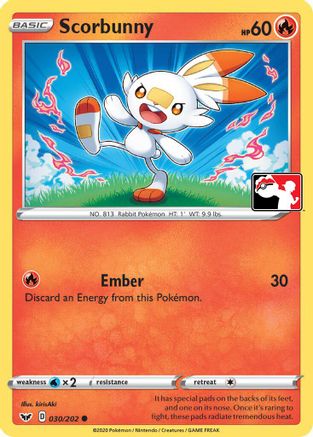 Scorbunny (Library Exclusive) 031  - Reverse Holofoil - Common