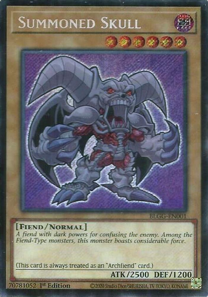Summoned Skull (BLGG-EN001) - Secret Rare