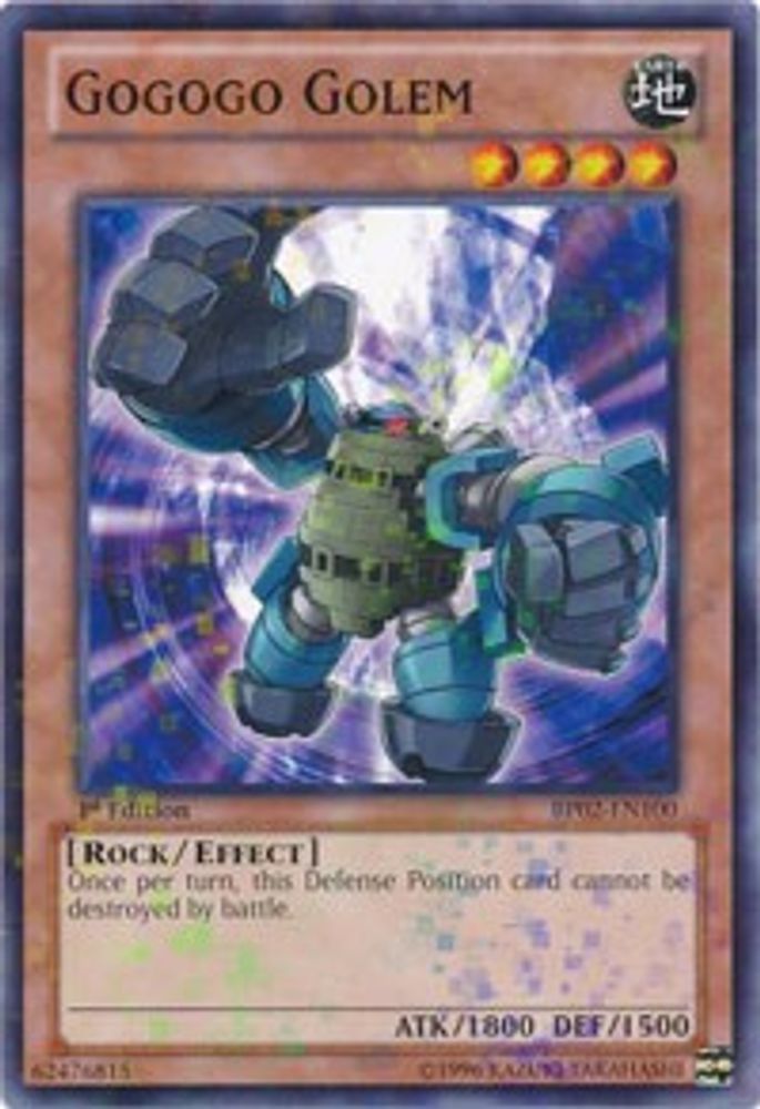 Gogogo Golem (Mosaic Rare) (BP02-EN100) - Mosaic Rare