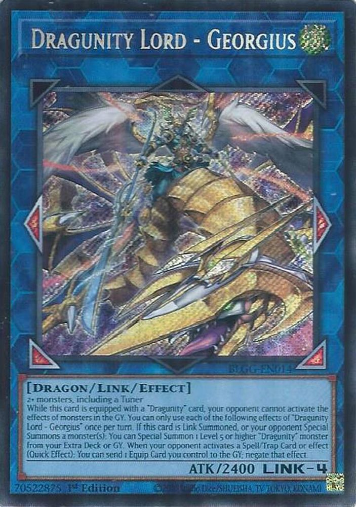 Dragunity Lord - Georgius (BLGG-EN014) - Secret Rare