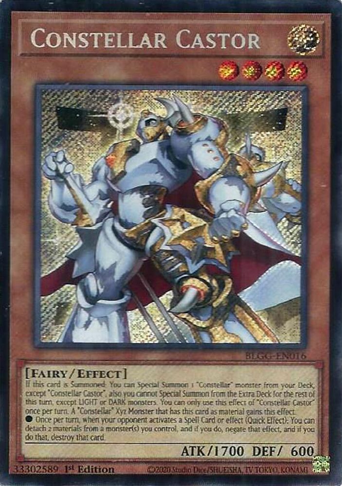 Constellar Castor (BLGG-EN016) - Secret Rare
