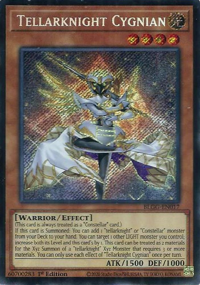 Tellarknight Cygnian (BLGG-EN017) - Secret Rare