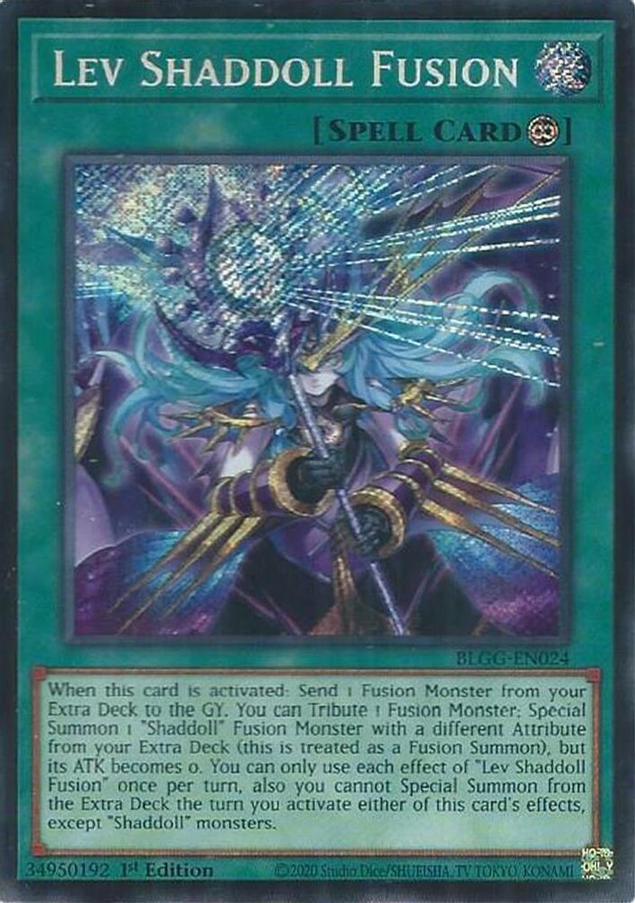 Lev Shaddoll Fusion (BLGG-EN024) - Secret Rare