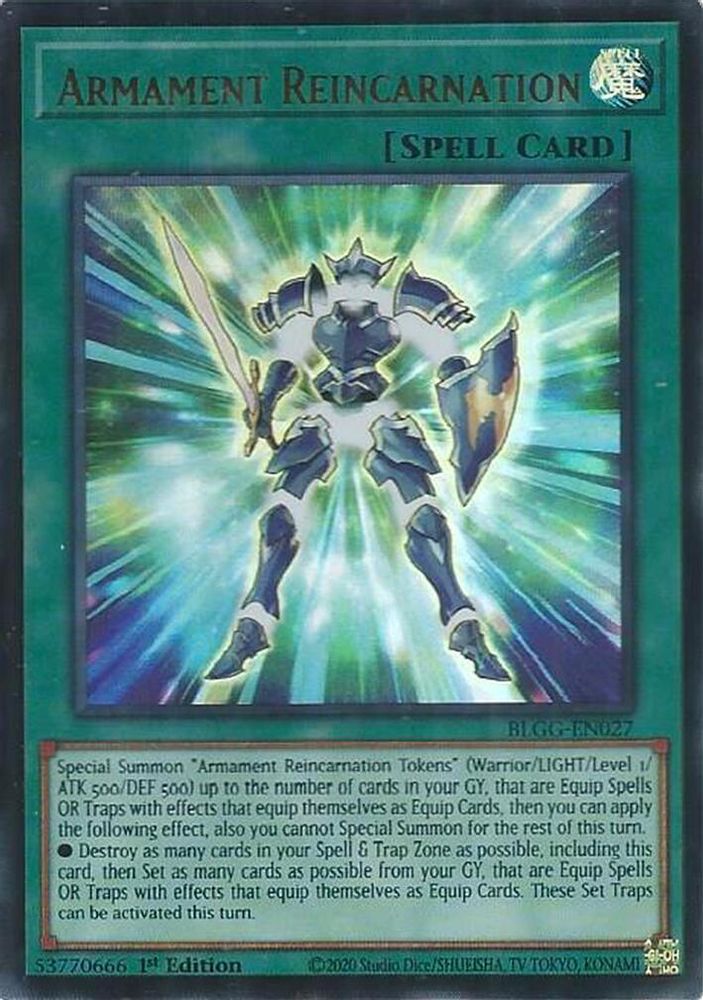 Armament Reincarnation (BLGG-EN027) - Ultra Rare