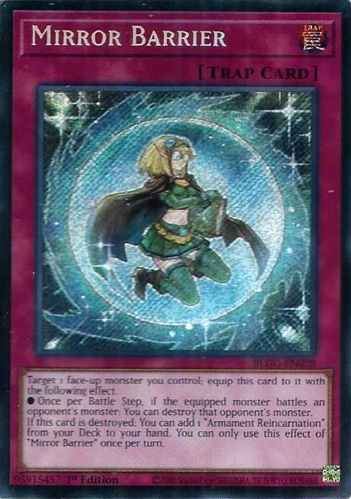 Mirror Barrier (BLGG-EN028) - Secret Rare