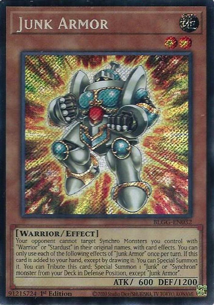 Junk Armor (BLGG-EN032) - Secret Rare