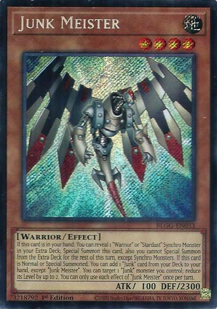 Junk Meister (BLGG-EN033) - Secret Rare