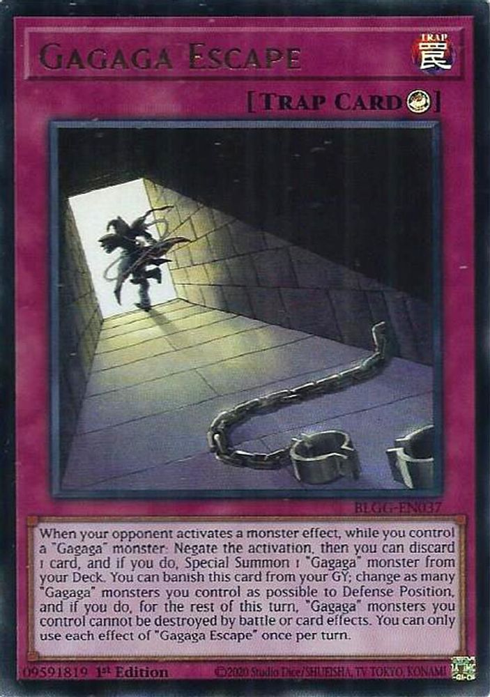 Gagaga Escape (BLGG-EN037) - Ultra Rare