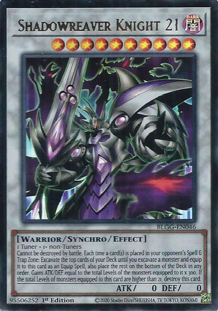 Shadowreaver Knight 21 (BLGG-EN046) - Ultra Rare