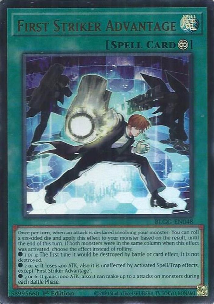First Striker Advantage (BLGG-EN048) - Ultra Rare