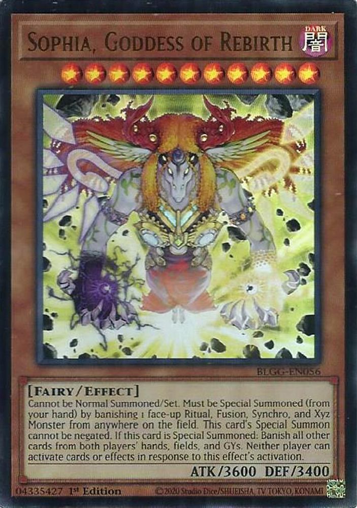 Sophia, Goddess of Rebirth (BLGG-EN056) - Ultra Rare