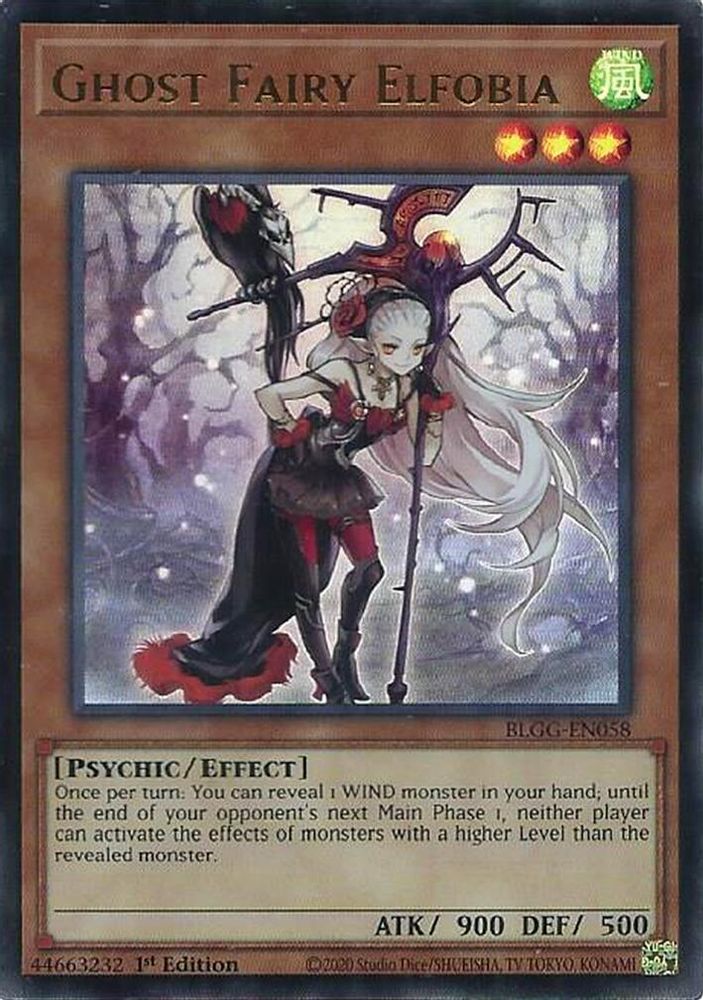 Ghost Fairy Elfobia (BLGG-EN058) - Ultra Rare