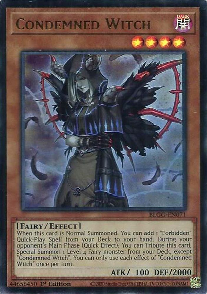 Condemned Witch (BLGG-EN071) - Ultra Rare